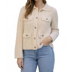 NEW DESIGN HISTORY double pocket sweater cardigan in humas